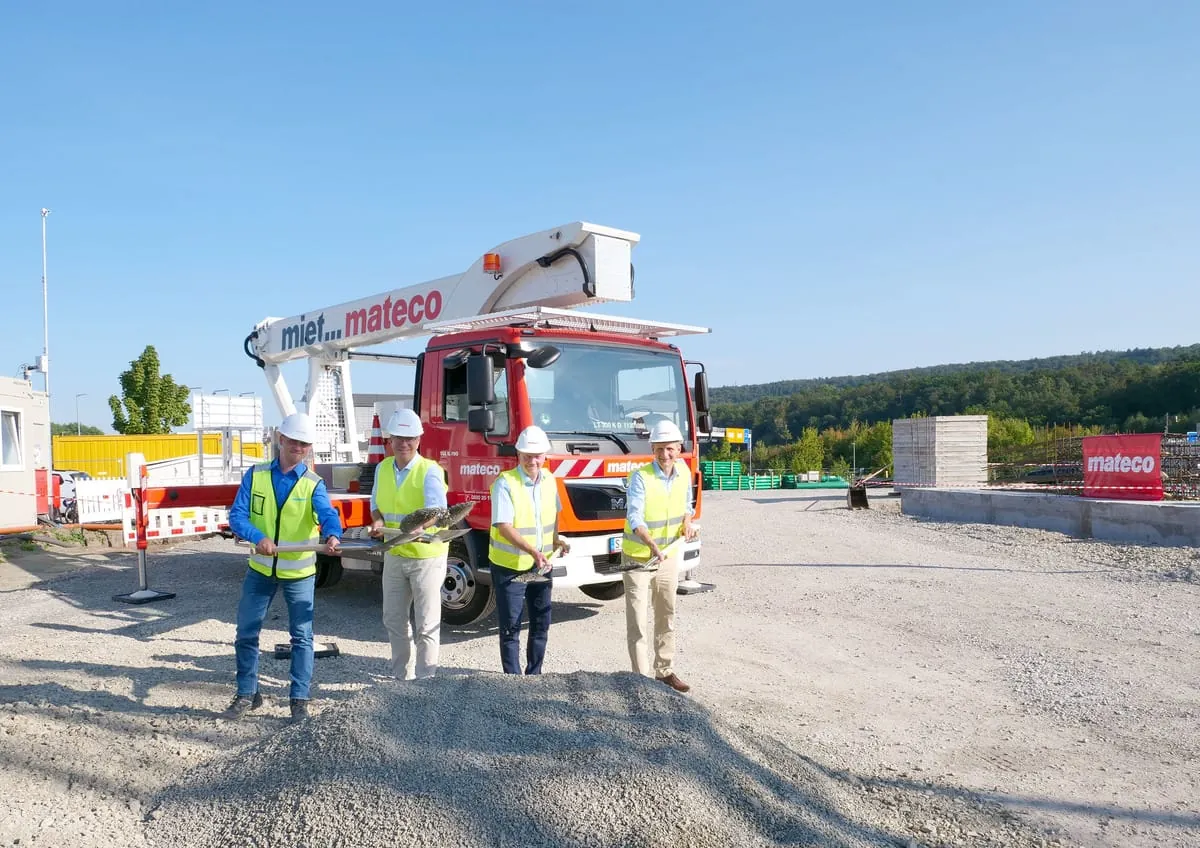 Spatenstich Firmenzentrale Mateco