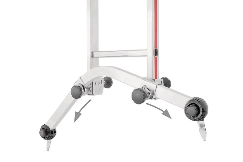 Sicherer Stand auf ­unebenen Untergründen