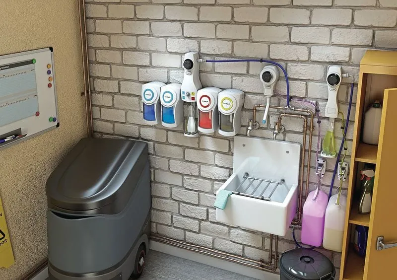 Reinigungskonzentrate: Sicher und ­präzise verdünnen