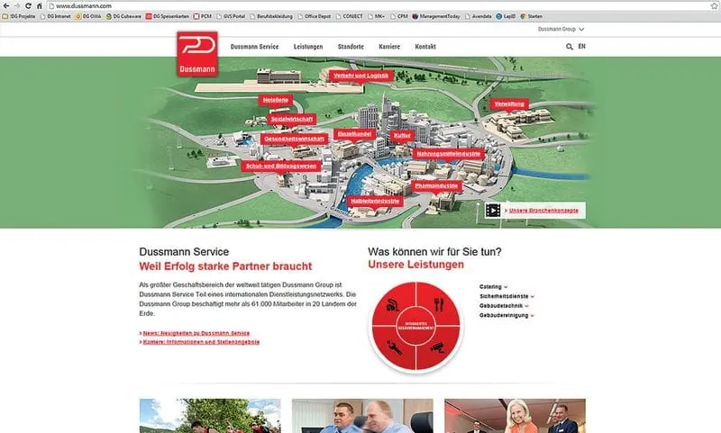 Dussmann-Website   als Gesamtsieger gekürt