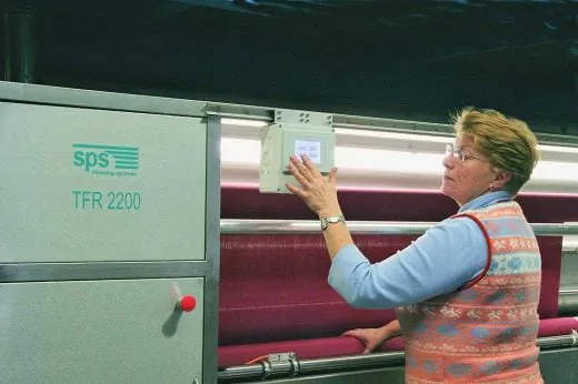 Komplett auf- und abgewickelt