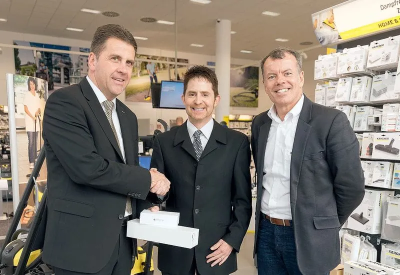 CMS-Gewinnspiel: Kärcher überreicht Apple Watch und iPhone 6