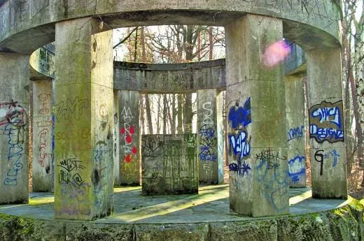 Gesprühte Farbe beeinflusst  Reinigungsverfahren