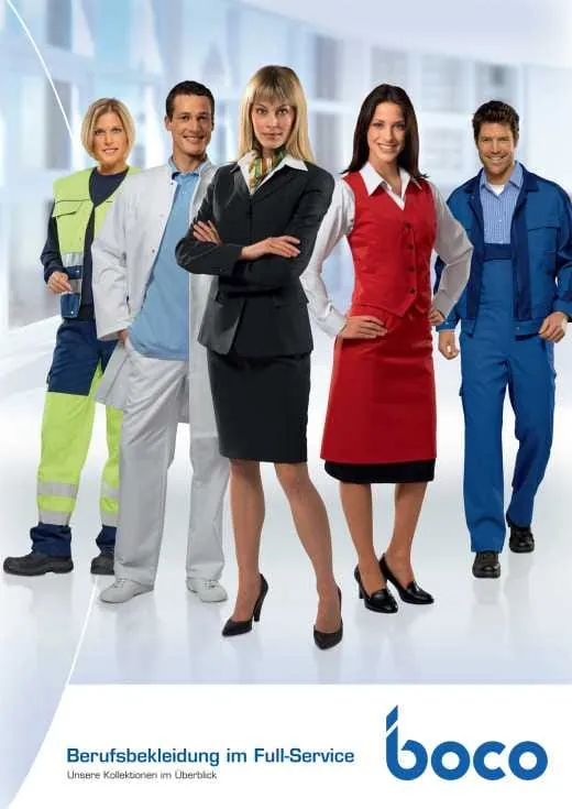 Erster Gesamtkatalog für Berufskleidung