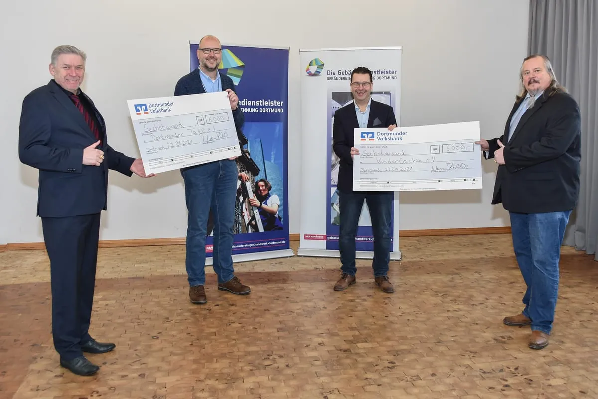 Innung Dortmund spendet 12.000 Euro