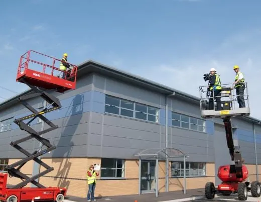 Video zeigt die richtige Bedienung von Arbeitsbühnen