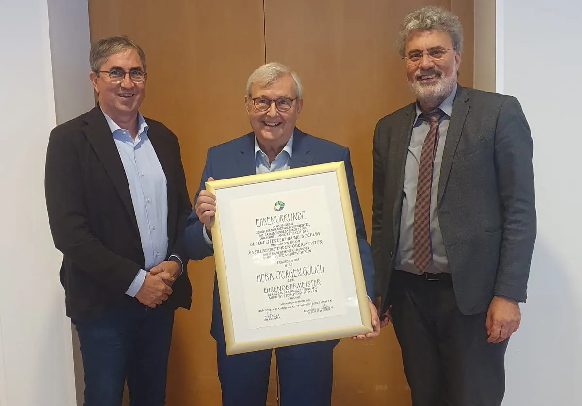 Jürgen Gülich neuer Ehrenobermeister