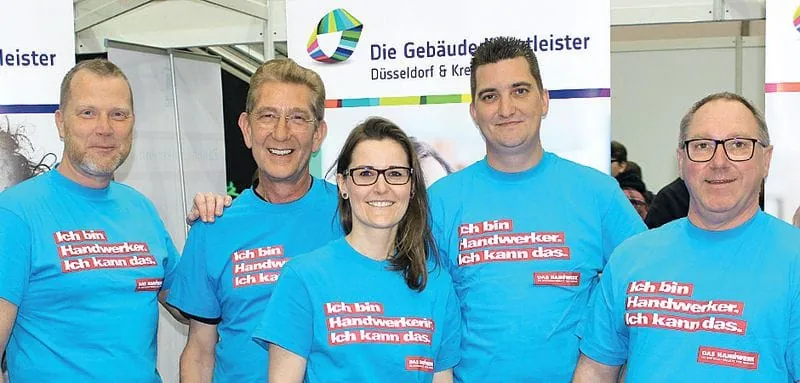 Flagge gezeigt bei der „Berufe live“