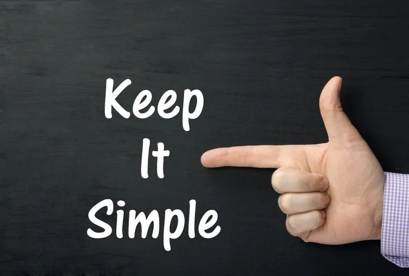 Eine klare Sache: die KISS-Formel