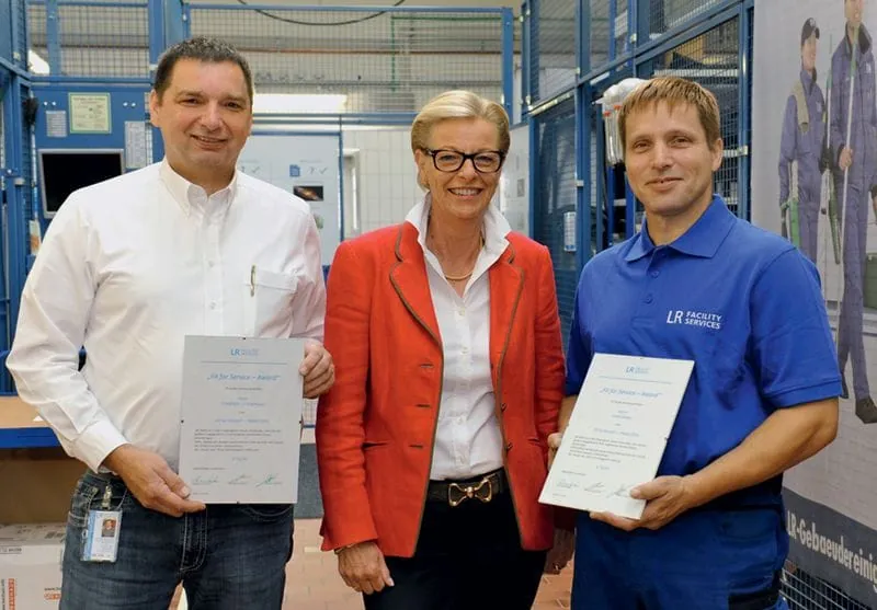 LR Facility Services ehrt Mitarbeiter des Jahres