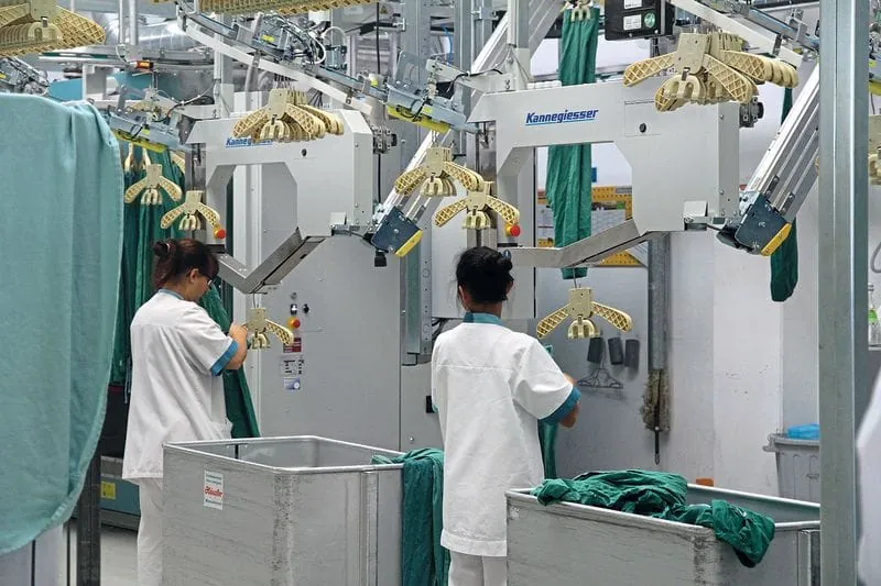 In Wäscherei in Blaichach investiert