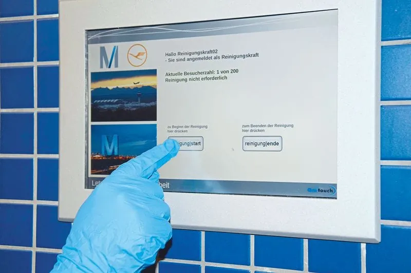 Effiziente Reinigung mit Sensor­technologie und Vernetzung