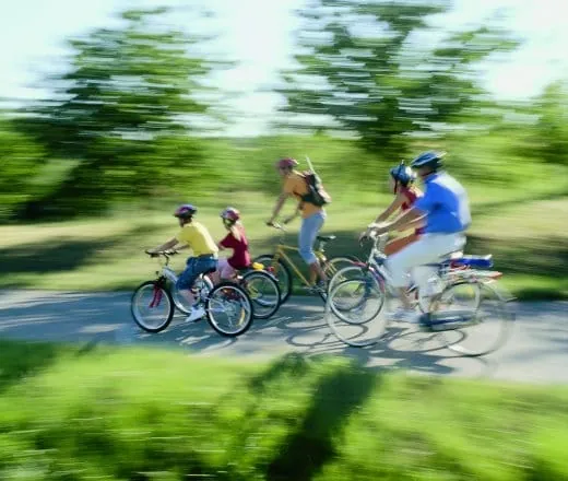 Urlaub auf zwei  Rädern