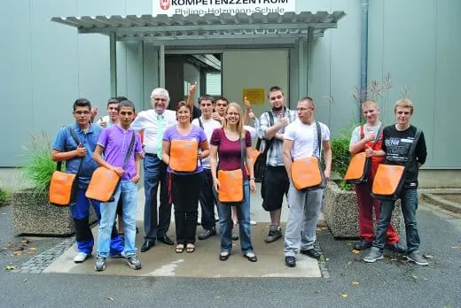 Ein Sack voll Sicherheit für Schüler