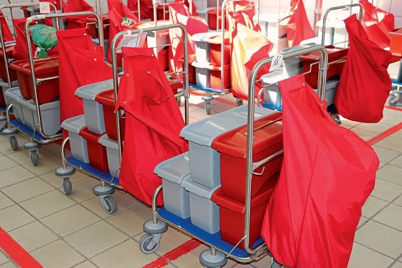 Arbeitserleichterung  durch ­individuellen Reinigungswagen