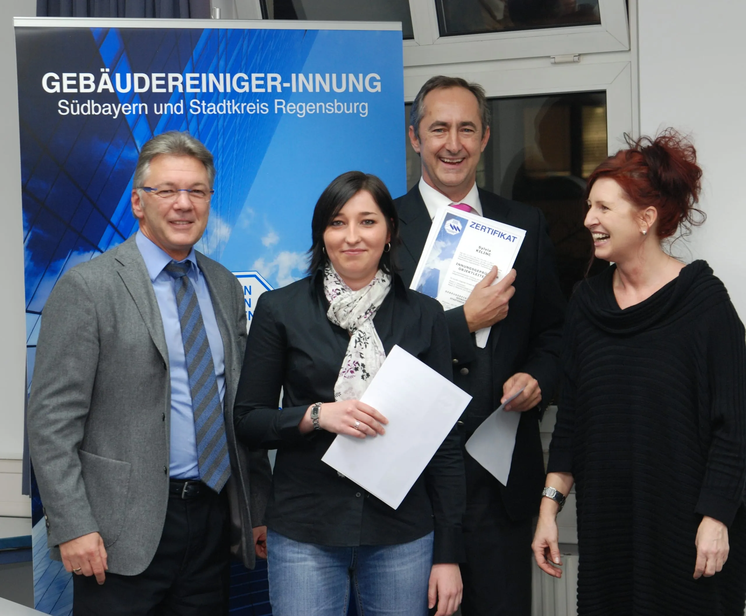 Feierstunde mit Objektleitern