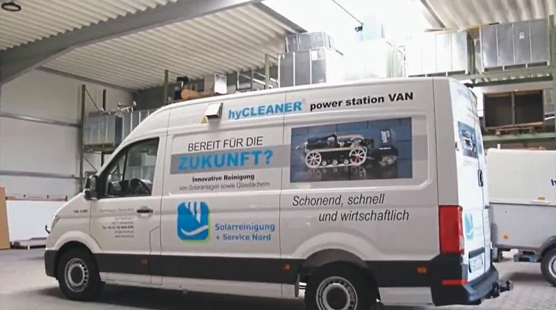 Außenreinigung komplett  aus dem Laderaum