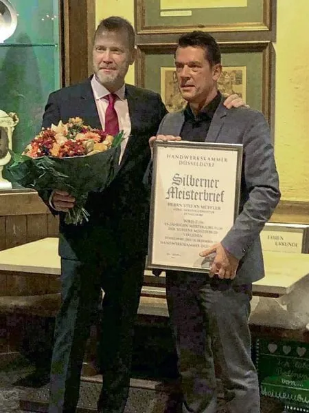 Silberner Meisterbrief  für Stefan Müffler