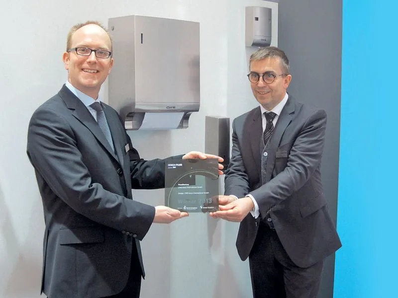 CWS-boco: Design-Preis für Edelstahl-Spenderlinie