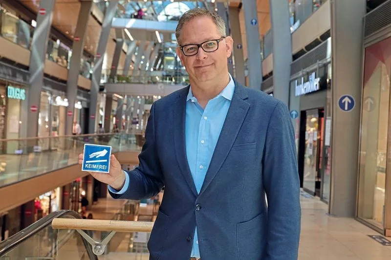 Centermanager Jörg Harengerd im Einkaufscenter
