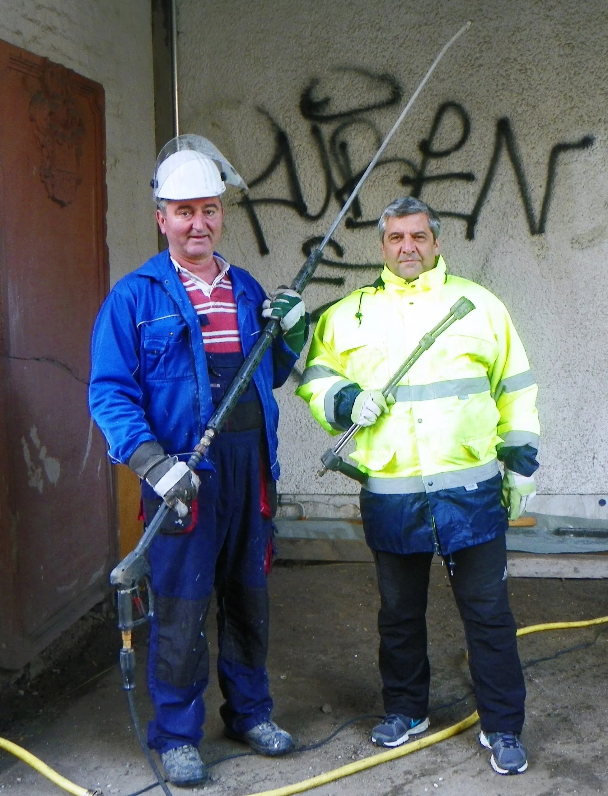 Einsatz beim „Sauberhaften Geschäftstag“