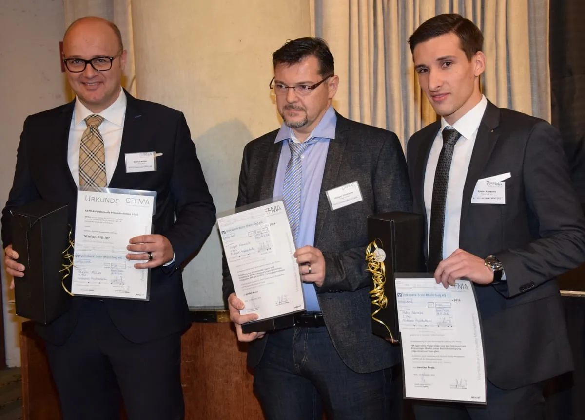 Gefma-Förderpreise 2016 verliehen