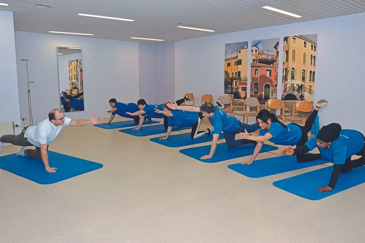 Ergonomie: korrekte Ausführung der Übungen