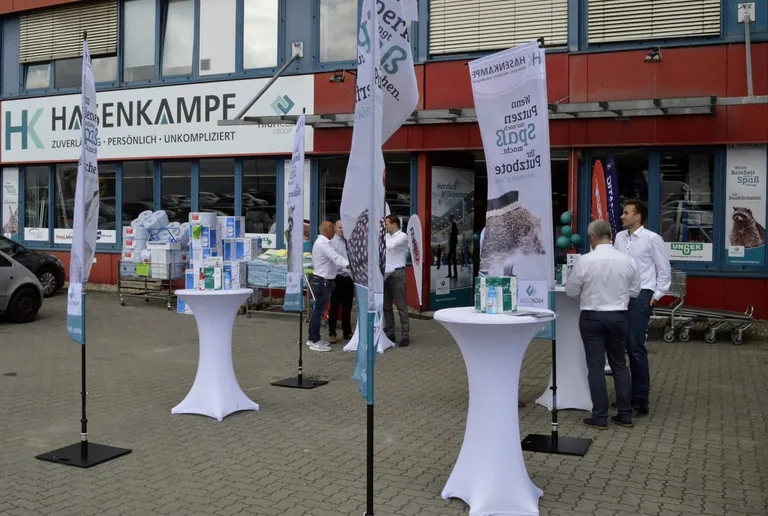 Er&ouml;ffnung Reinigungsgro&szlig;markt Hasenkampf