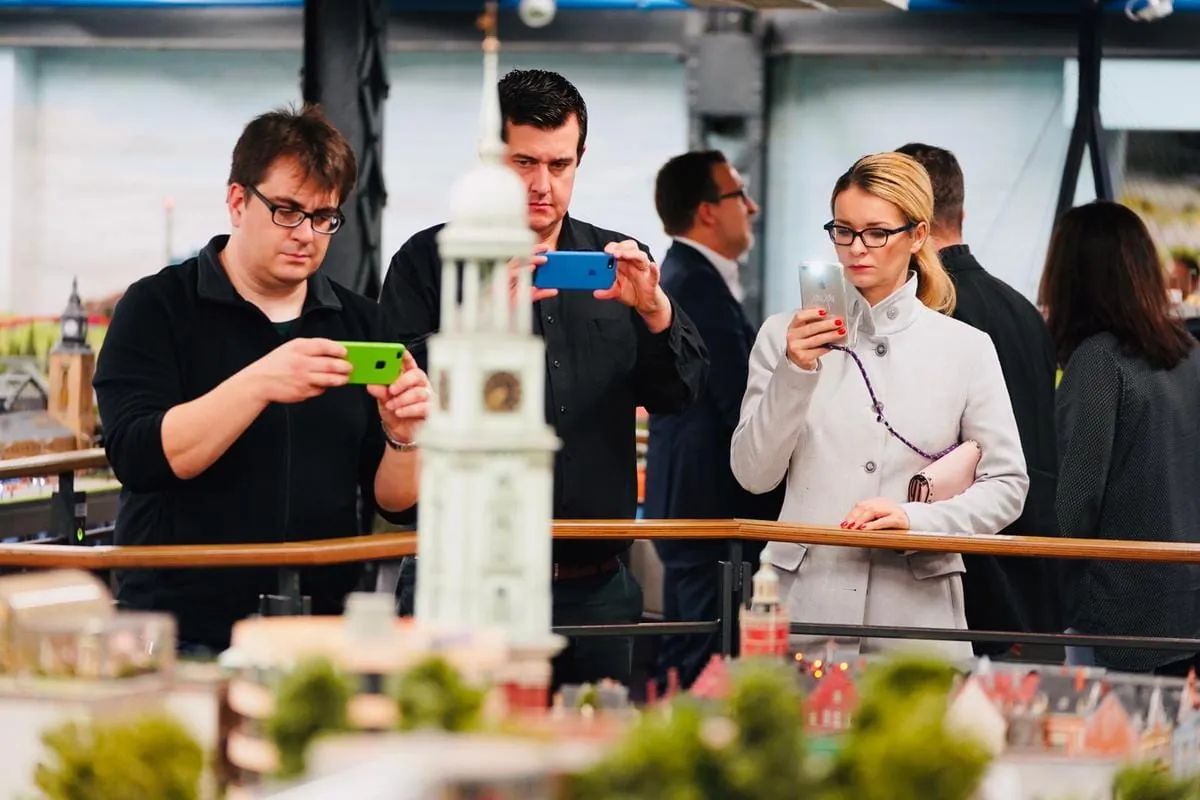 Für die Teilnehmer am Zukunftsforum 2018 stand das Miniaturwunderland eine Stunde lang exklusiv zur Verfügung.