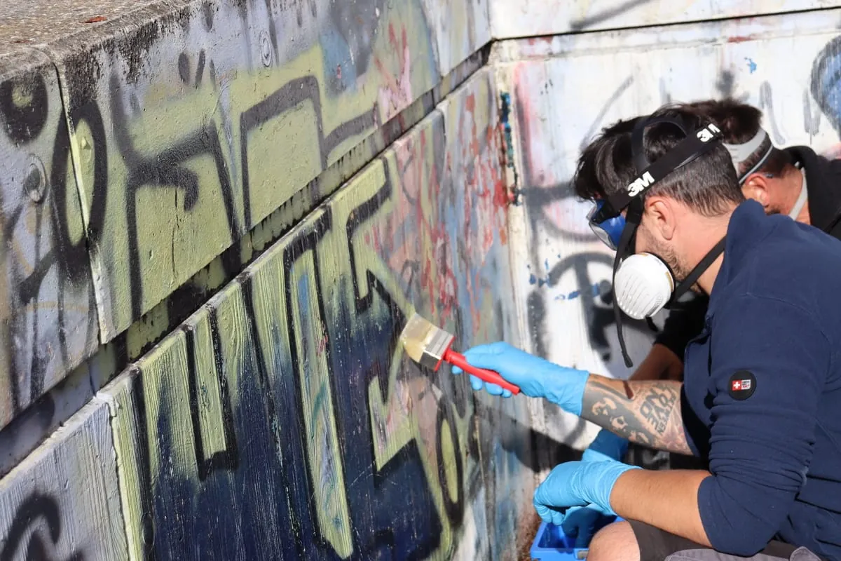FIGR Meisterkurs Graffiti-Entfernung