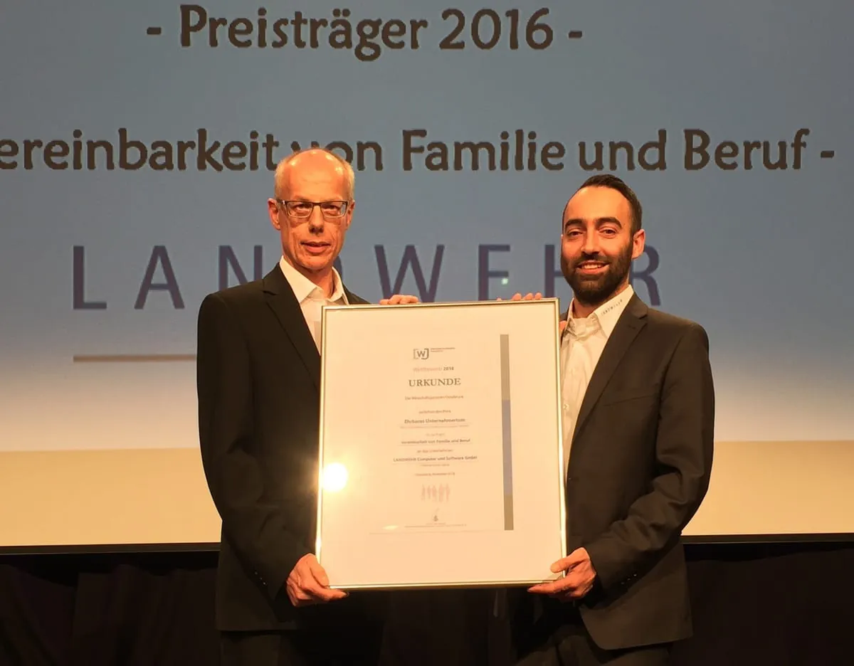 Landwehr für soziales Engagement ausgezeichnet