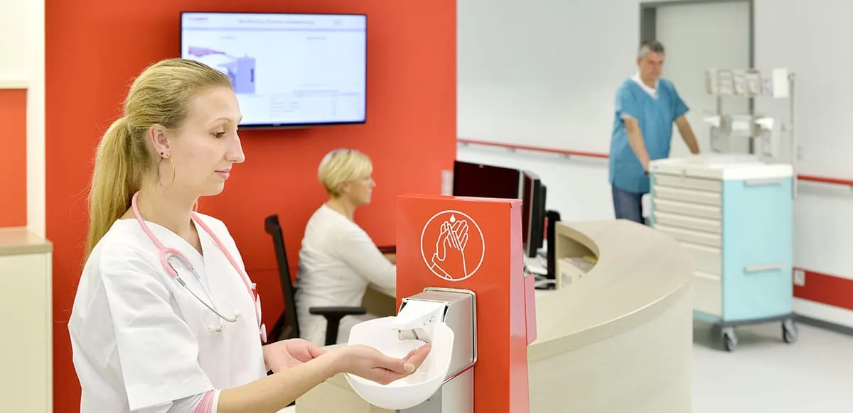 Trainingszentrum für Händehygiene eingeweiht