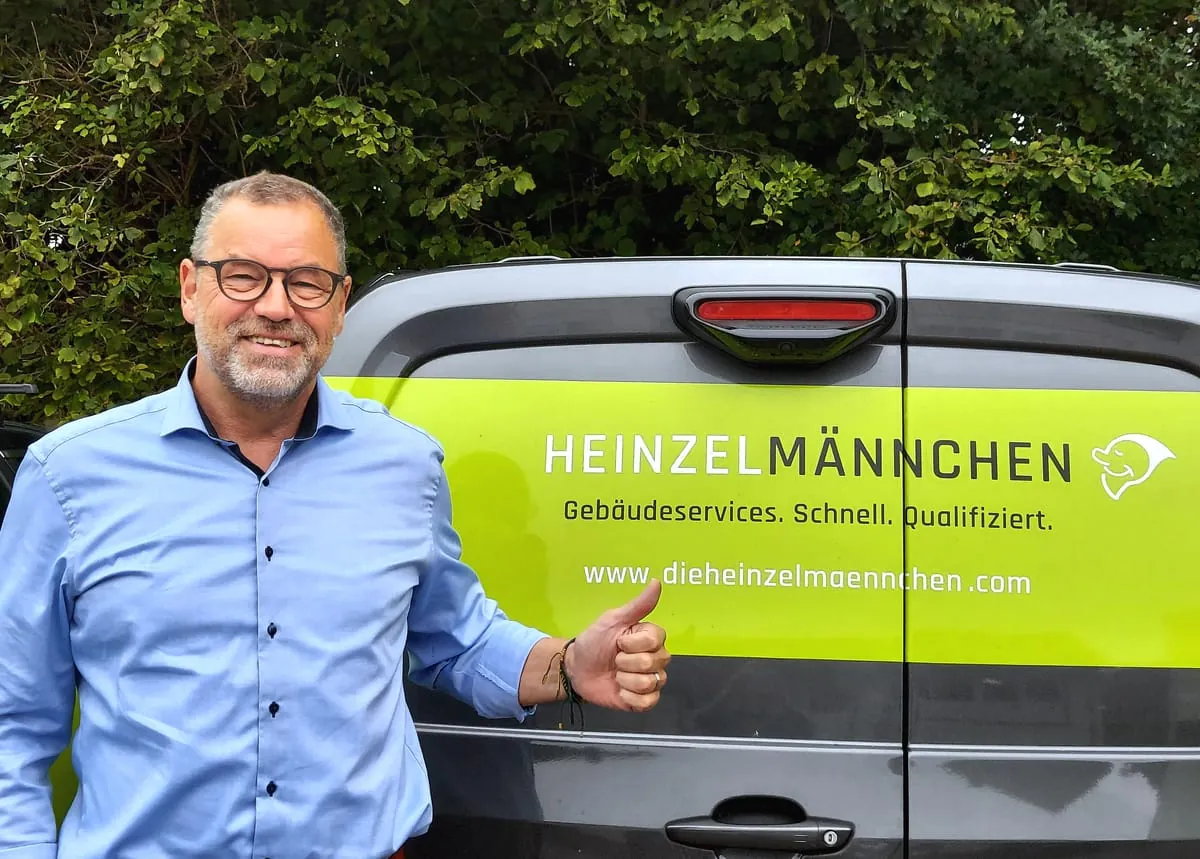 Olav Fritze verstärkt Gebäudereinigung Heinzelmännchen