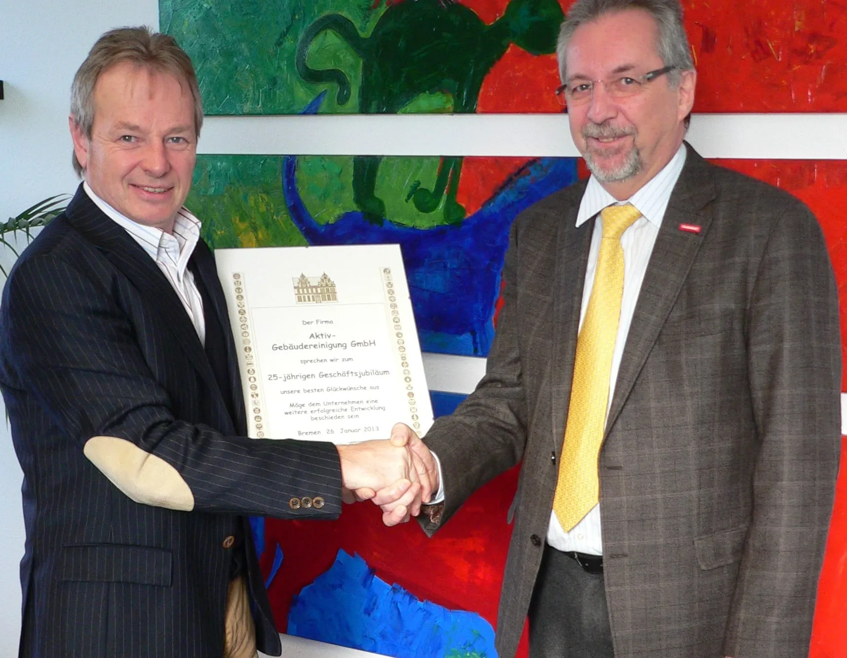 Aktiv Gebäudereinigung feiert Jubiläum