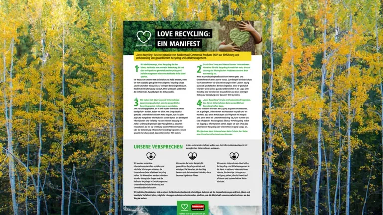 Rubbermaid Nachhaltigkeit