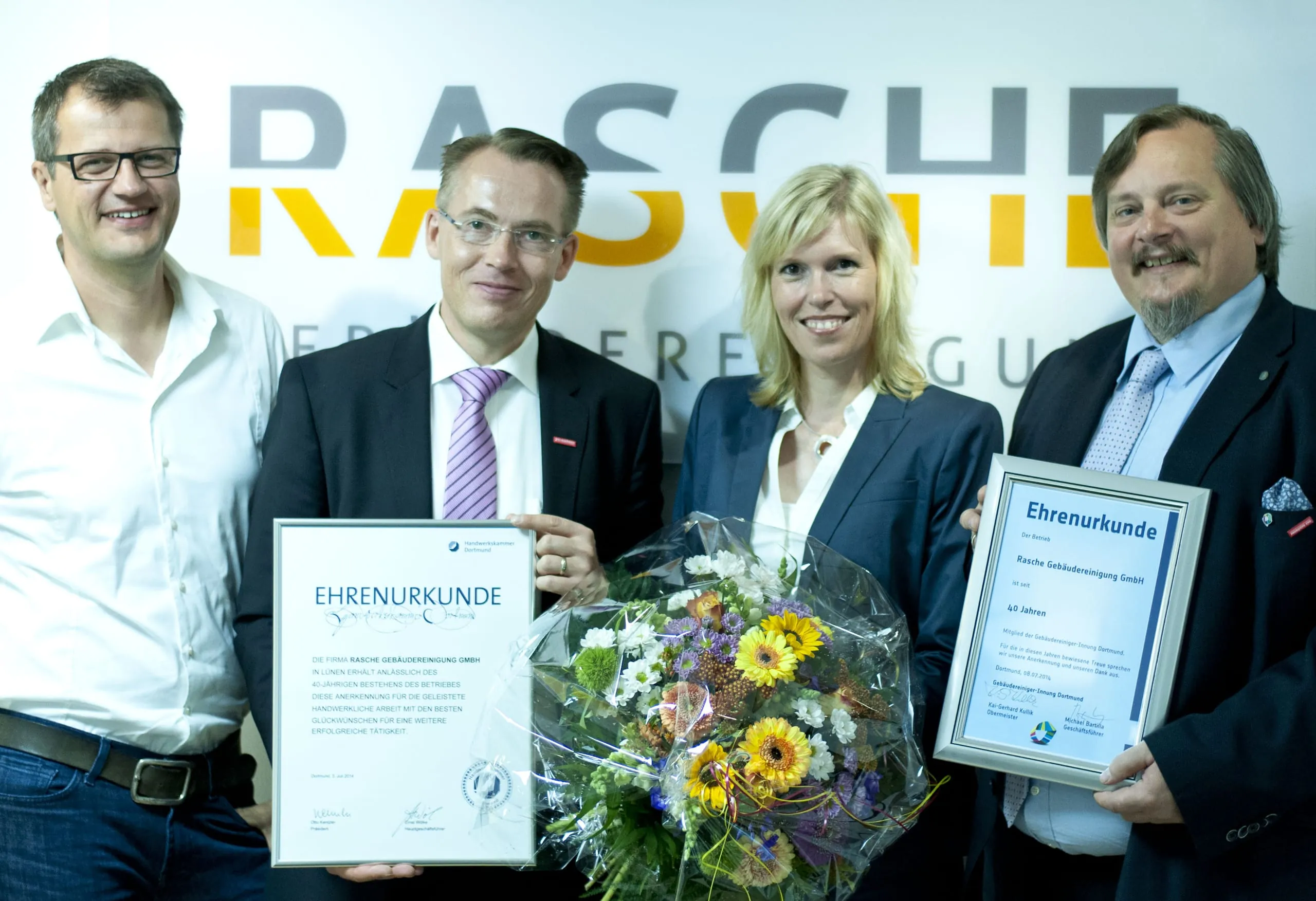 Rasche feiert 40-jähriges Bestehen