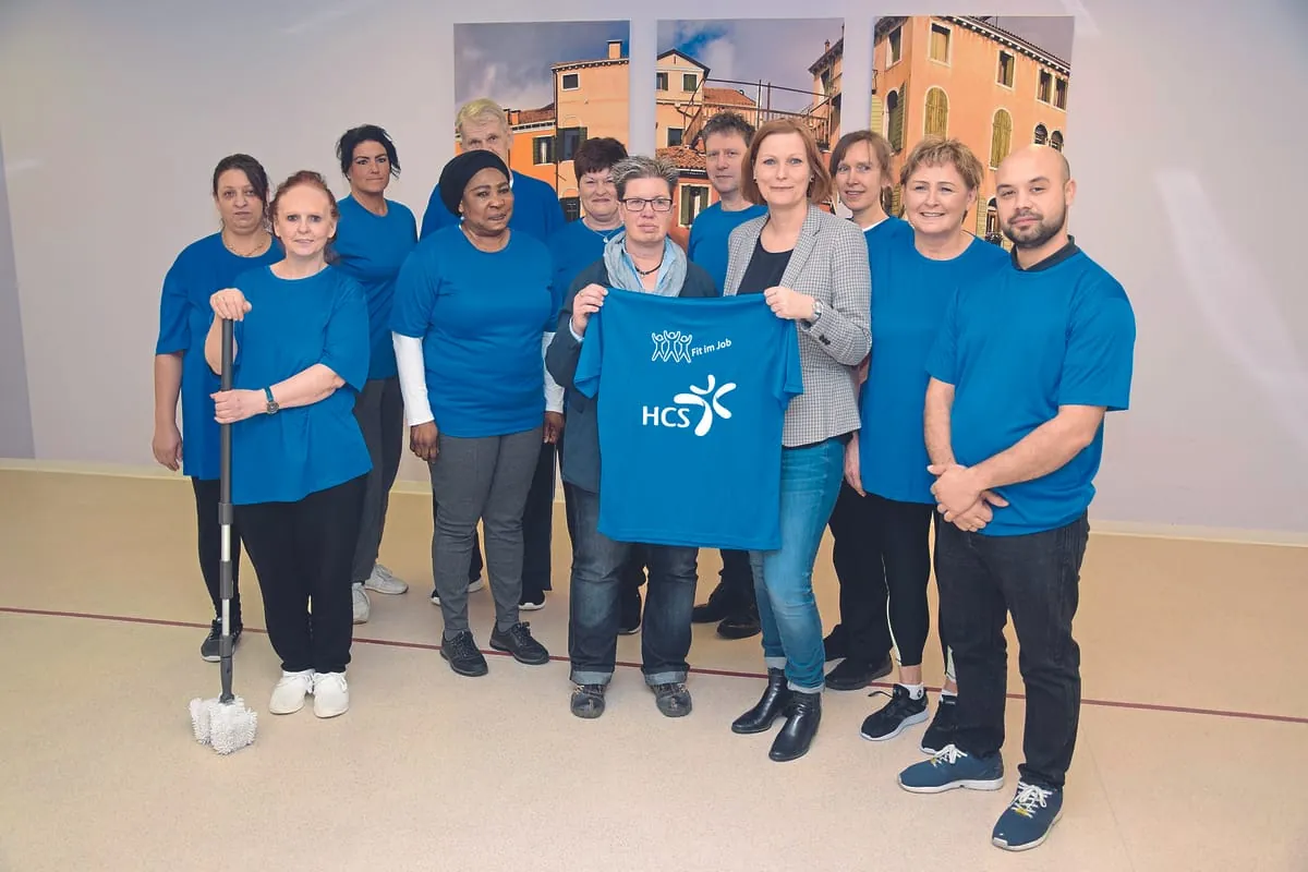 Reinigungsteam von HCS
