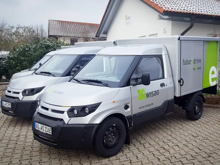 In Burgkirchen setzt Wisag jetzt E-Transporter der Marke Streetscooter ein.