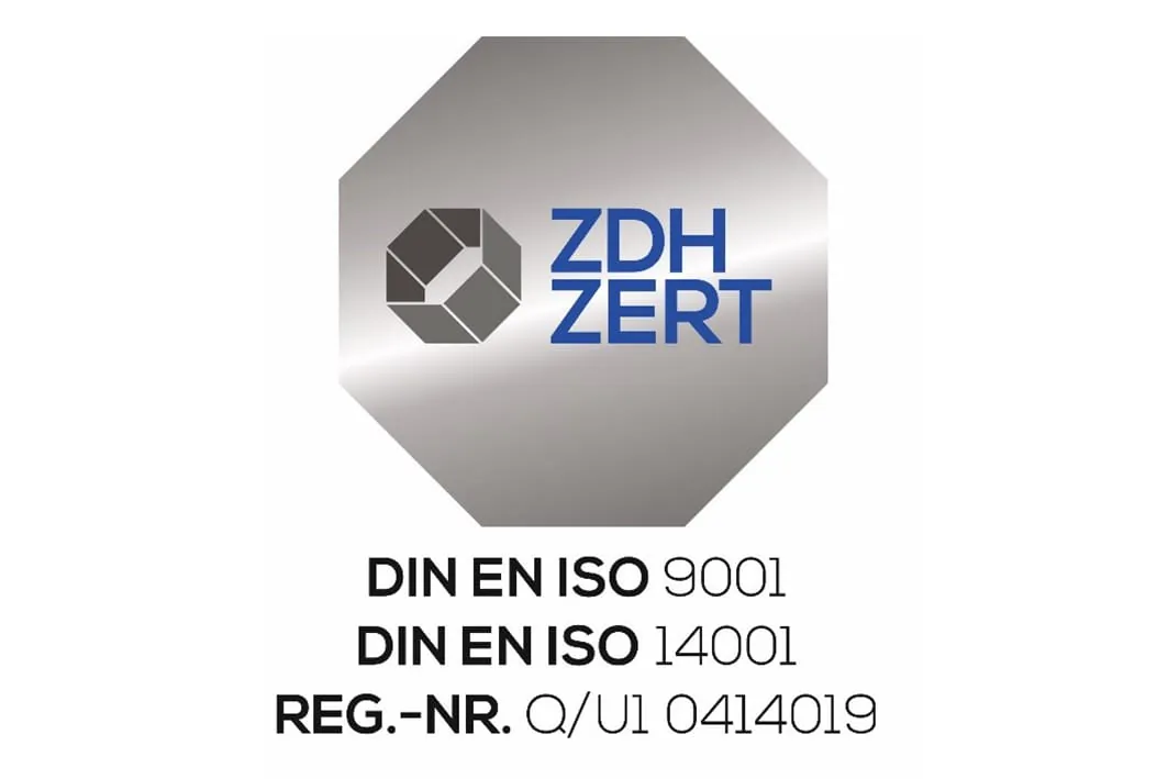 3B zertifiziert nach ISO 9001 + 14001 + 50001