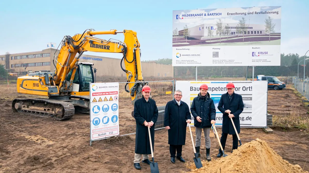 Hildebrandt & Bartsch erweitert Standort in Dahlewitz
