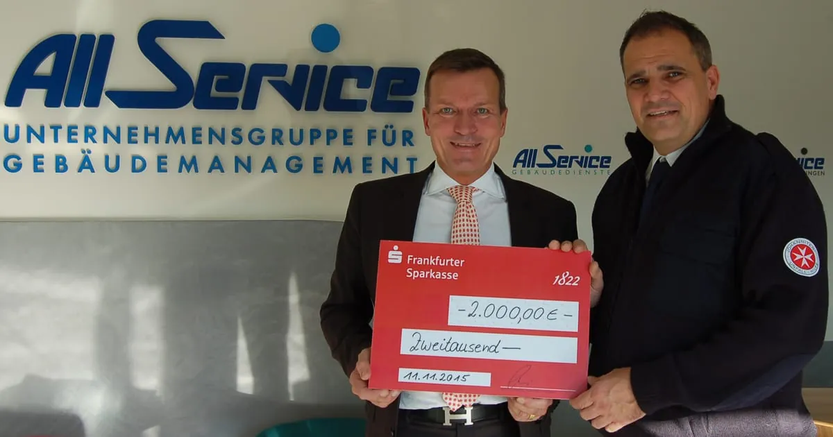 All Service: Spende für Flüchtlinge