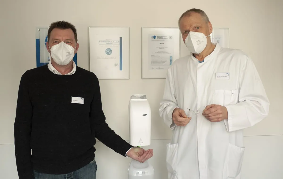 Krankenhäuser setzen auf digitale Daten zur Händedesinfektion