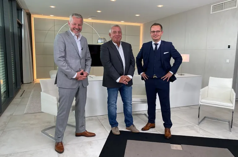 Ulrich Kleine, Hans Moosbacher und Sebastian Moosbacher