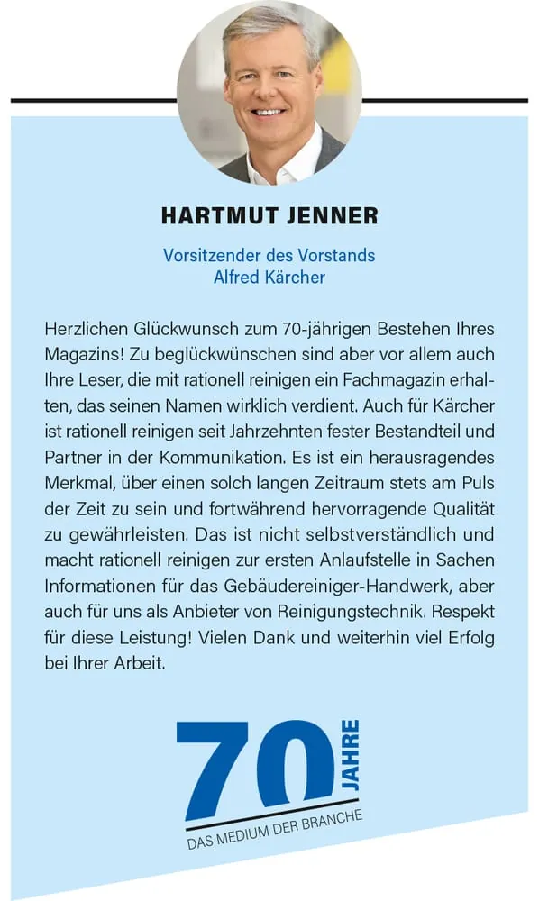 70 Jahre rationell reinigen