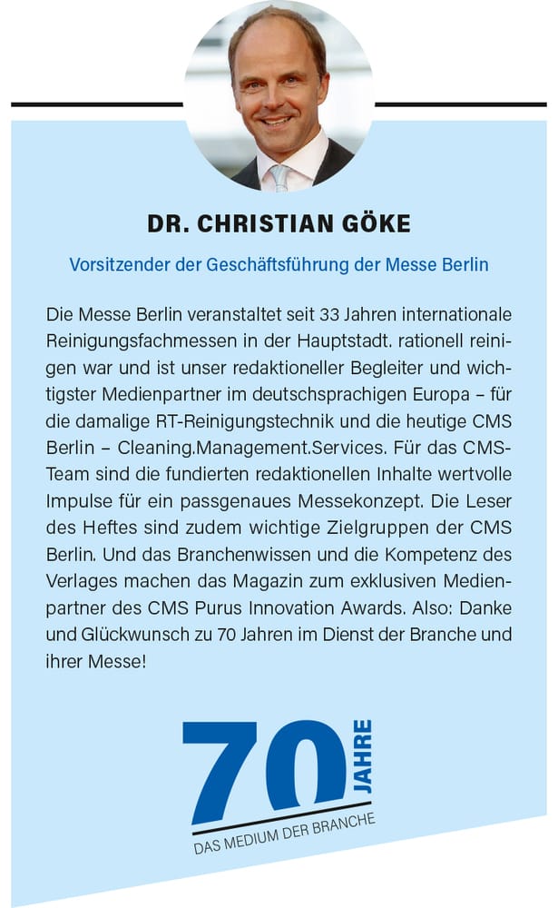 70 Jahre rationell reinigen