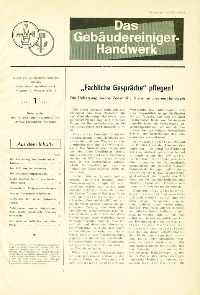 70 Jahre rationell reinigen