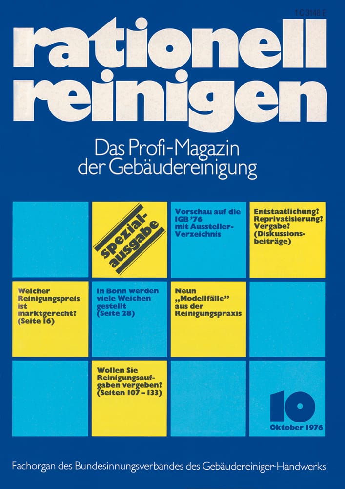 70 Jahre rationell reinigen