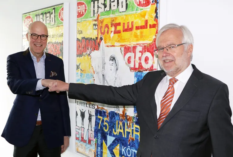 Friedrich P. Kötter (li.) und Dr. Harald Olschok