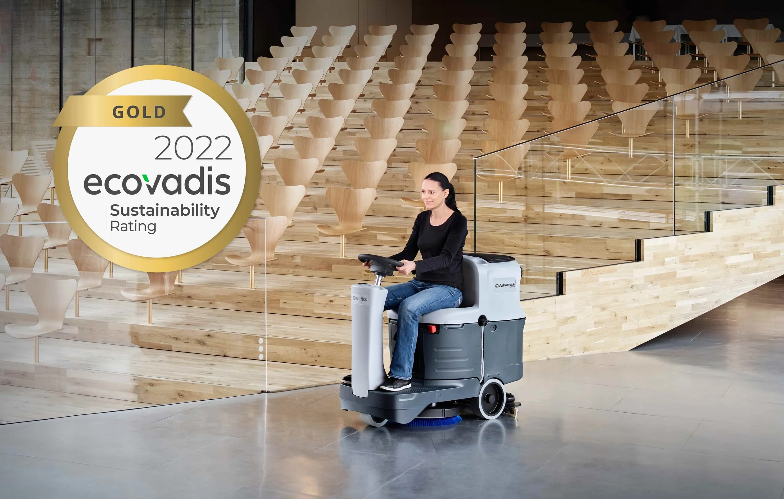 Nilfisk erhält EcoVadis-Medaille in Gold