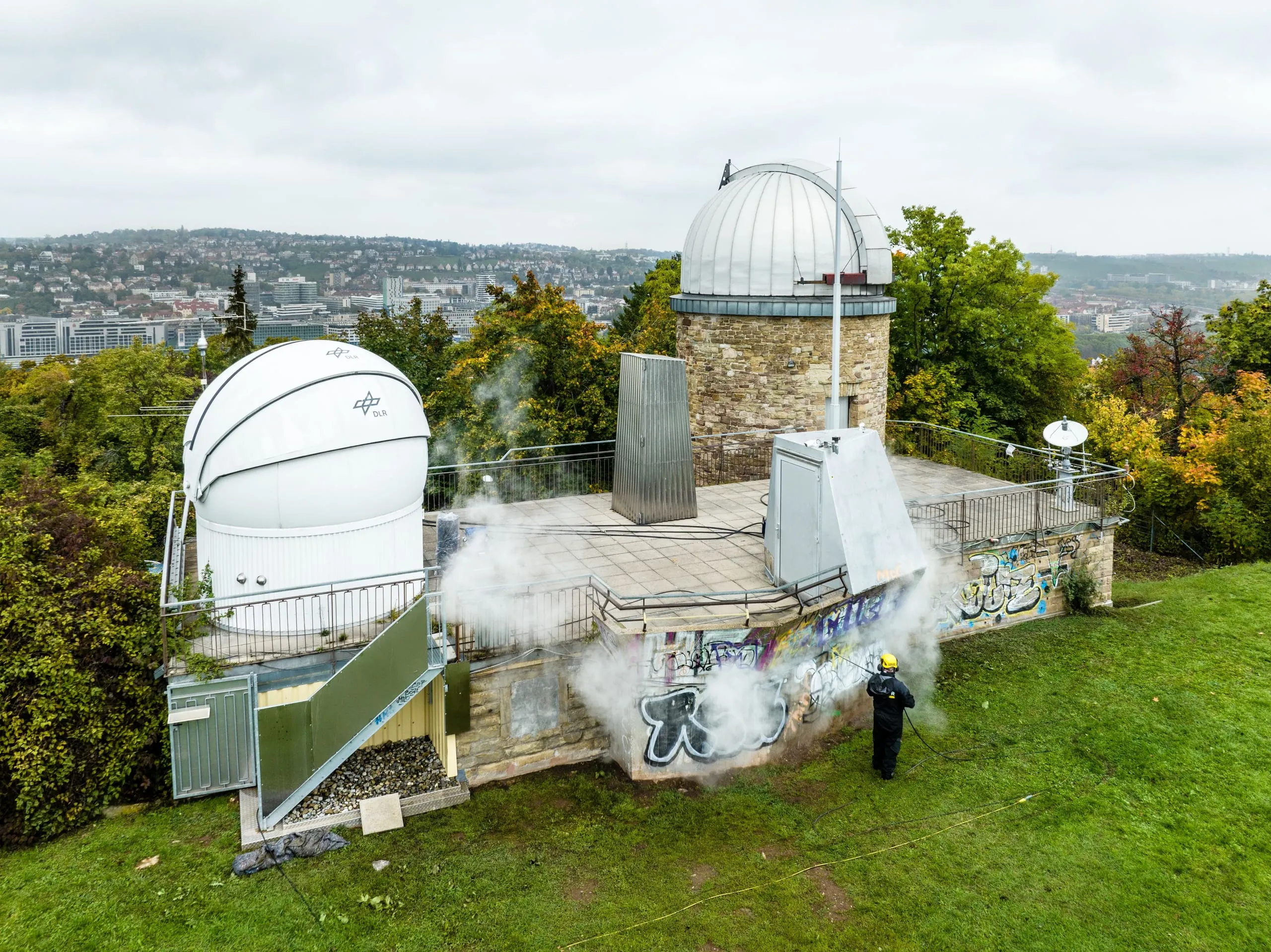 Kultursponsoring: Kärcher reinigt Sternwarte Stuttgart